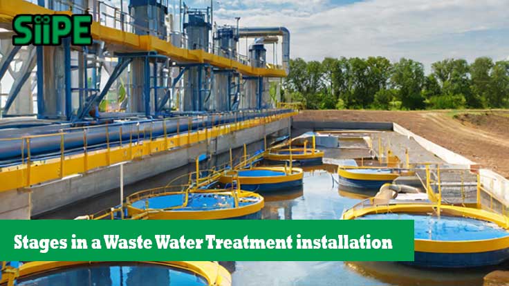 image Stages in a Waste Water Treatment installation