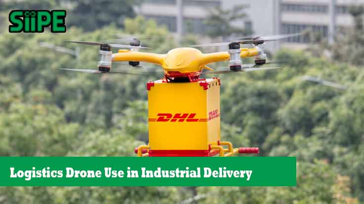 Image Logistics Drone Use in Industrial Delivery